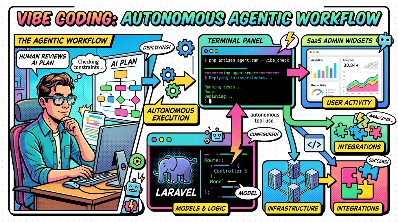 Bento grid visual of an agentic loop with intent, reasoning, action, observation, correction