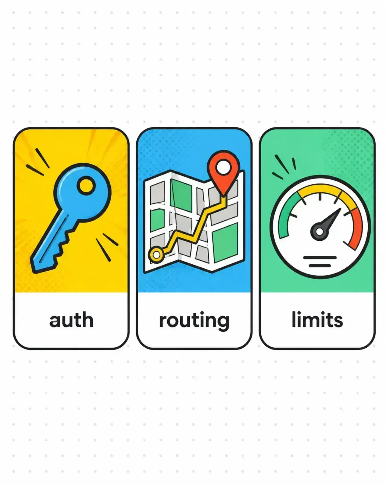 Gateway responsibilities — auth, routing, rate limiting, observability