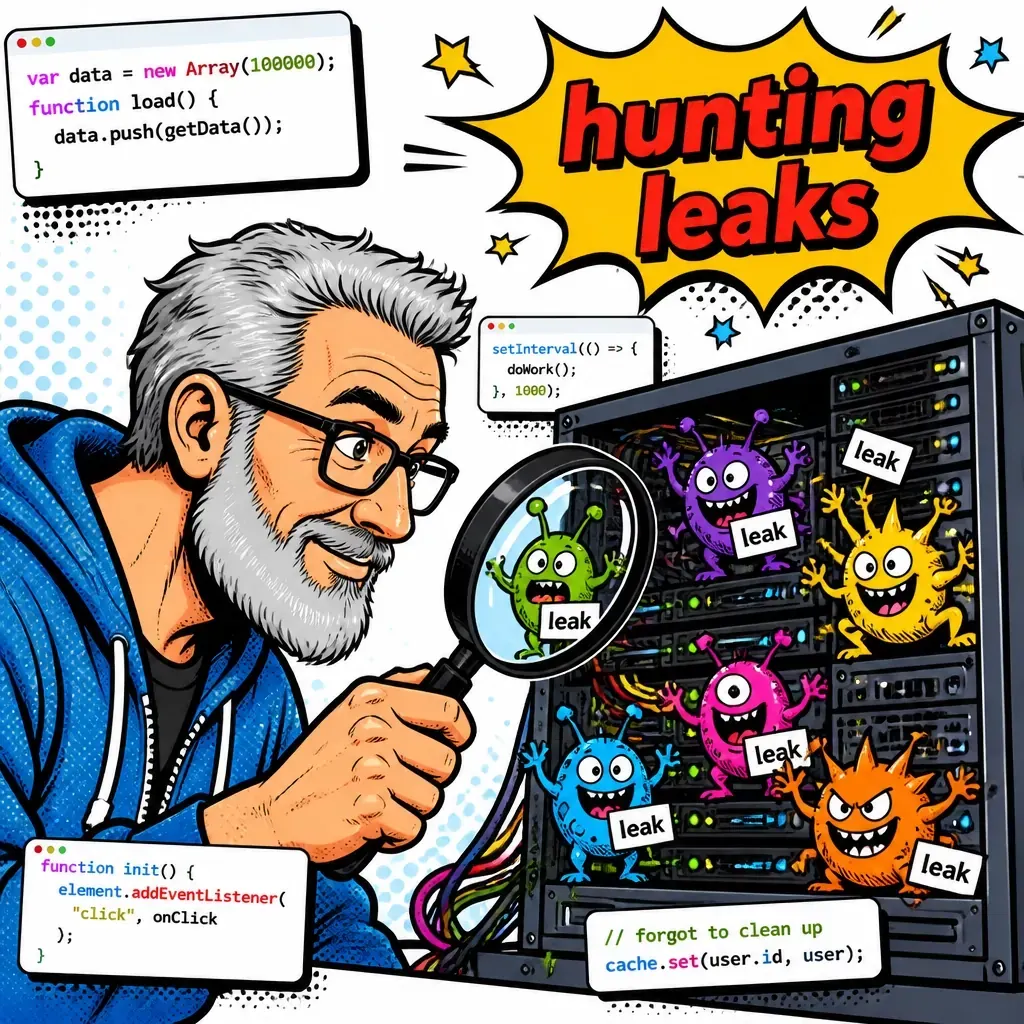 Hunting down a memory leak in a long-lived Octane worker