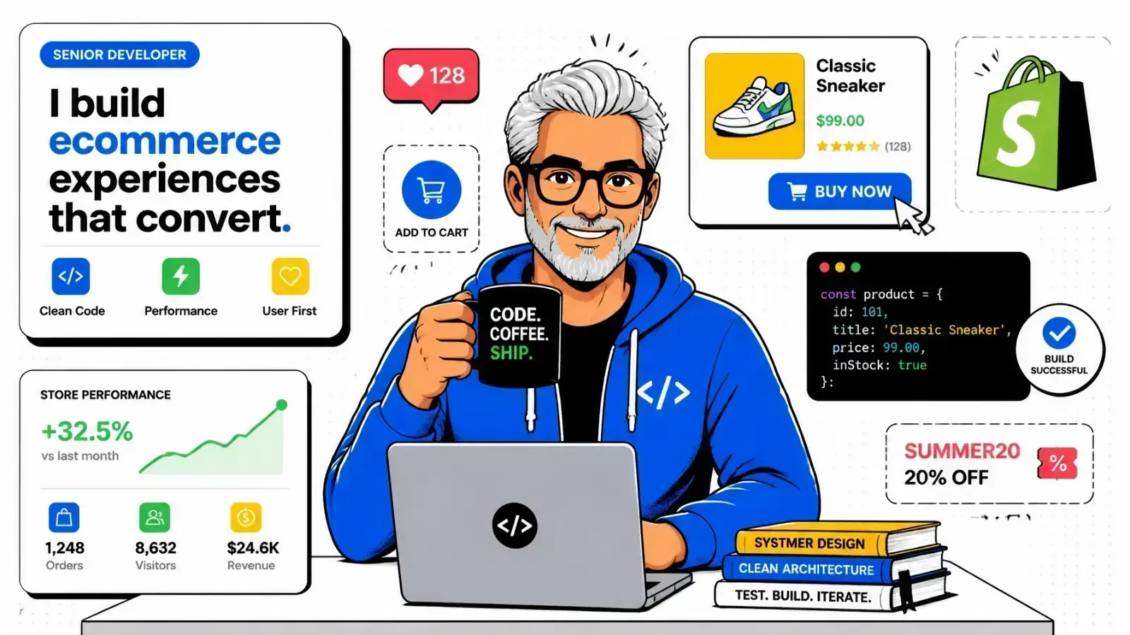 Shopify Storefront Web Components — headless commerce on plain HTML