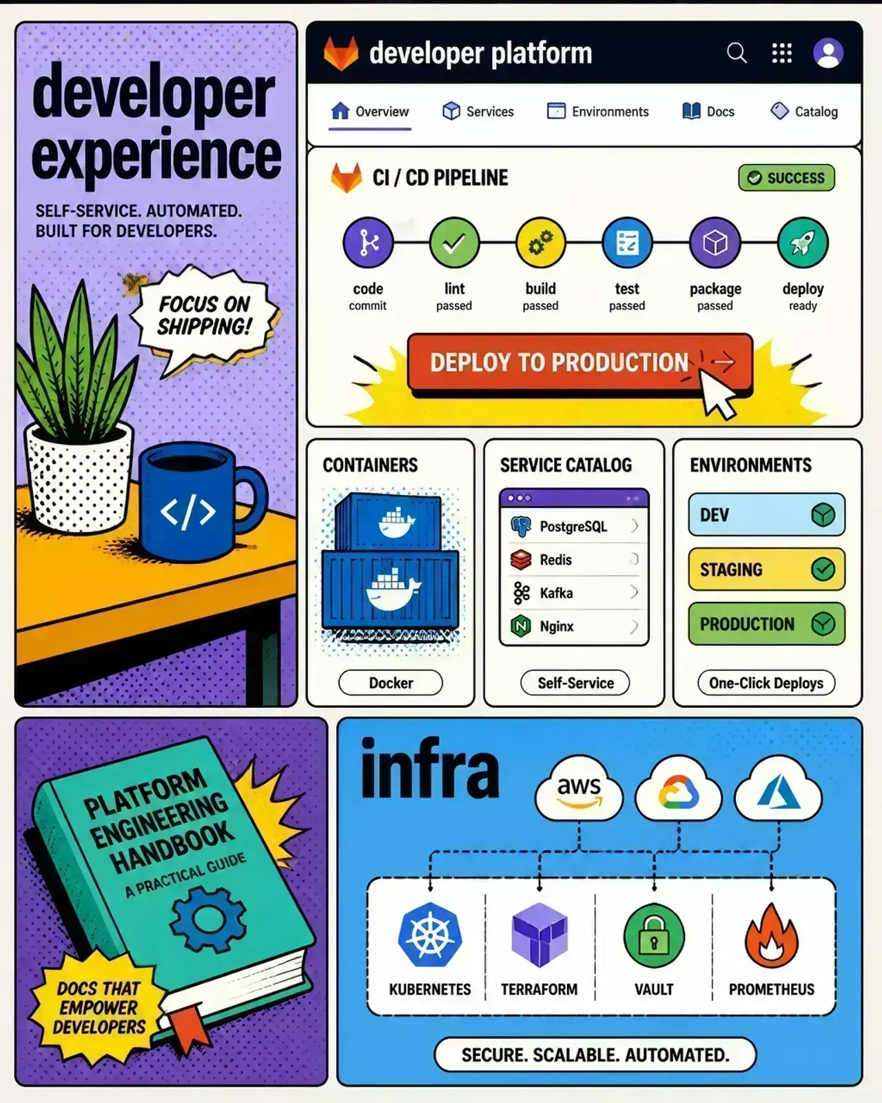 Platform engineering developer experience and infrastructure abstraction